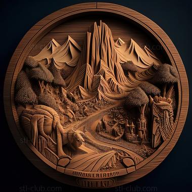 3D модель Игра Стражей Средиземья (STL)